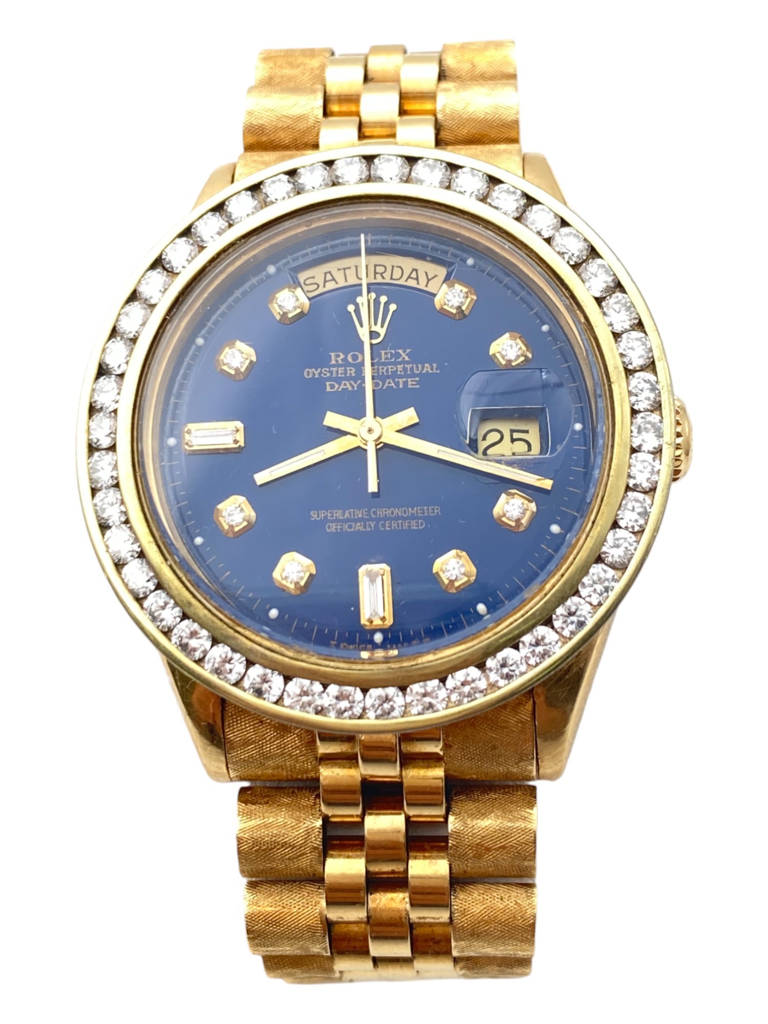 Rolex DayDate After Market Diamonds Set