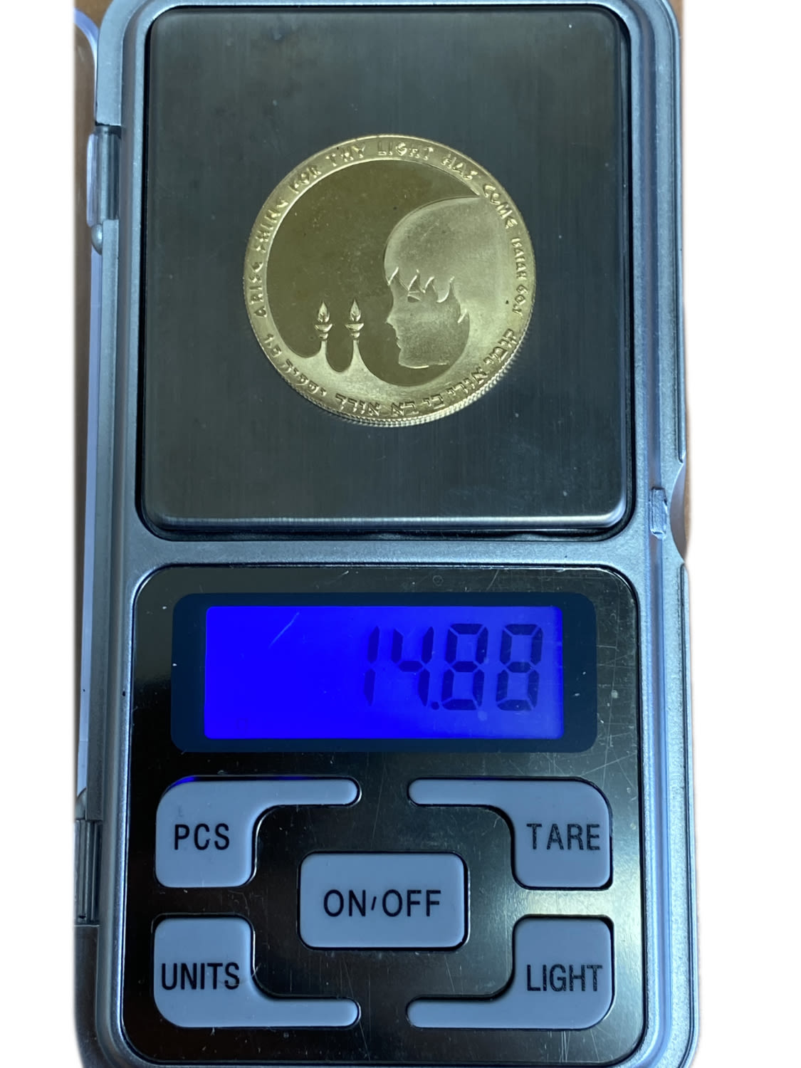 Israel - Bat Mitzvahת State medal, 1978 - Gold 750, 14.88g, 30mm
Only 10% fees + VAT on this item ... - 1 2