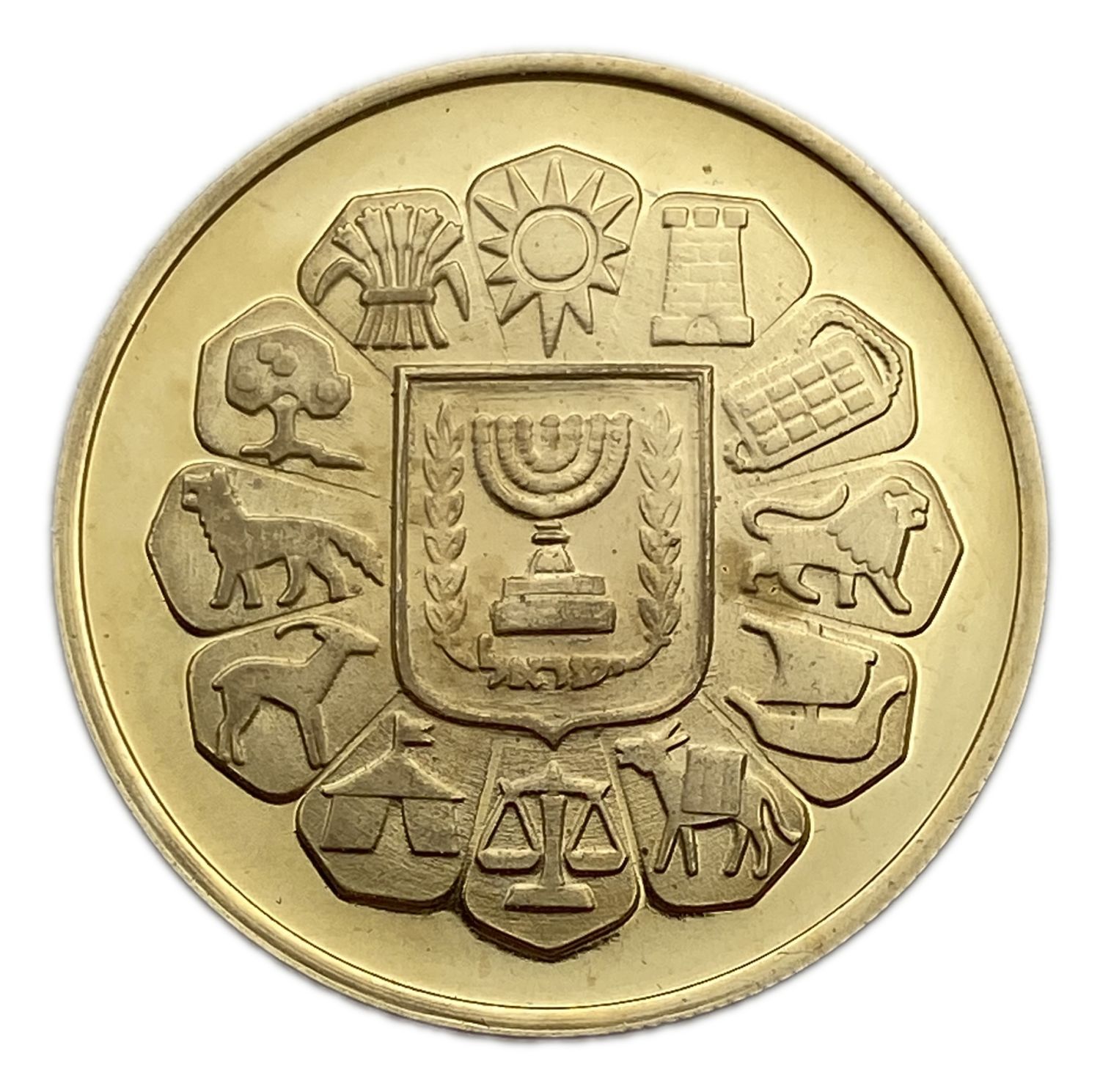 Israel - Bat Mitzvahת State medal, 1978 - Gold 750, 14.88g, 30mm
Only 10% fees + VAT on this item ... - 1 1
