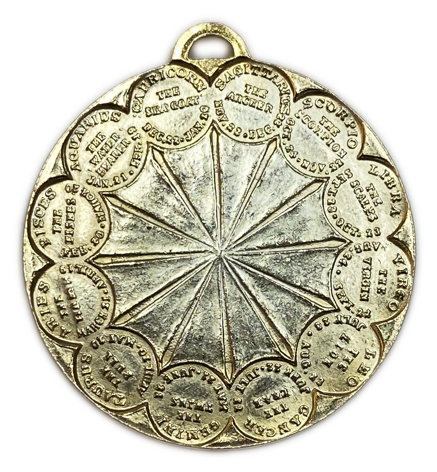 Judaica / Zionism - Medal of the 12 Zodiac
Face: Star of David with the word "Zion" inside, around ... - 1 1