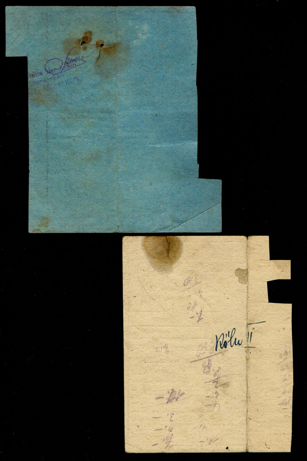 Holocaust concentration camps money - Poland - Lot of 5 means of payment, part of them used to buy milk and ... - 1 4
