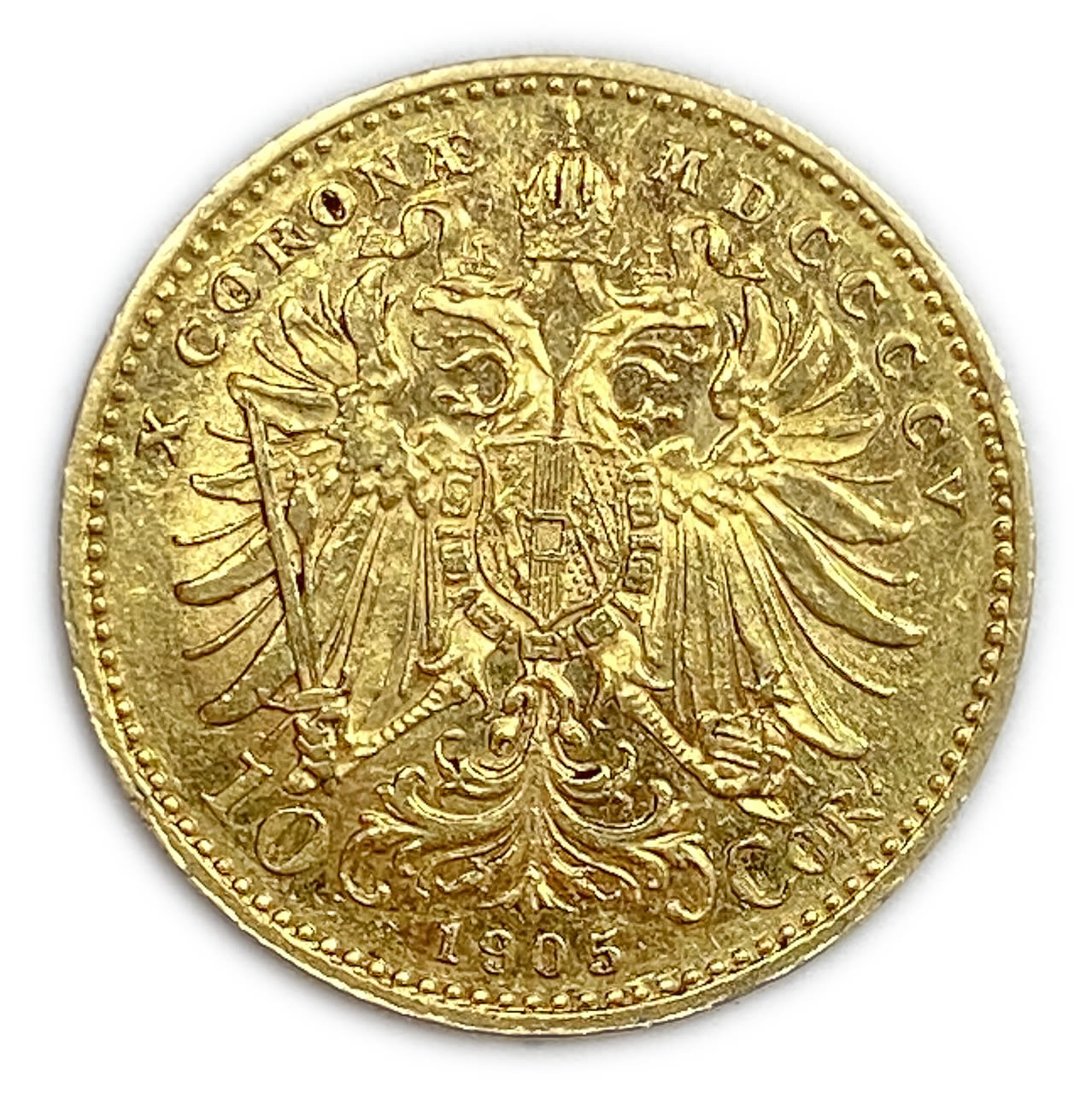 Austria - 10 krona 1905 - AU-UNC - gold 900, 19 mm, 3.39 g
Only 10% fees + VAT on this ... - 1 1