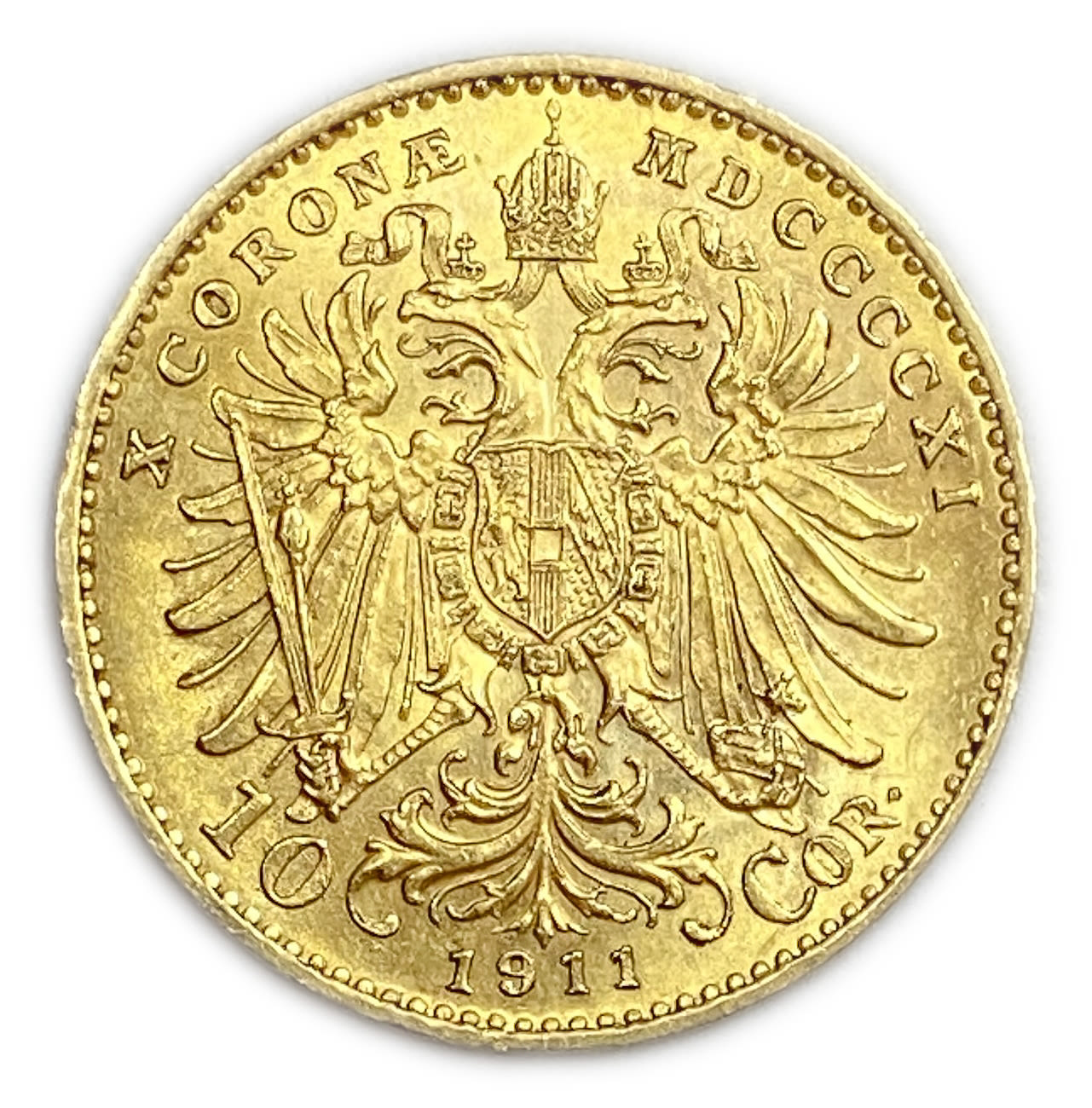 Austria - 10 krona 1911 - AU-UNC - gold 900, 19 mm, 3.39 g
Only 10% fees + VAT on this ... - 1 1