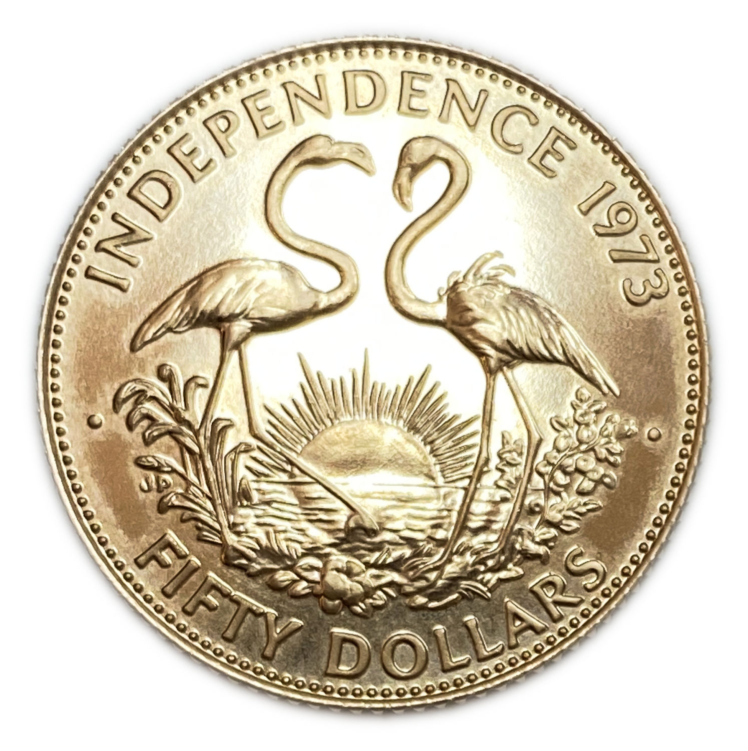 Bahamas - 50 Dollars 1973 - Gold 500, 15.6g, 29mm
Only 10% fees + VAT on this ... - 1 1