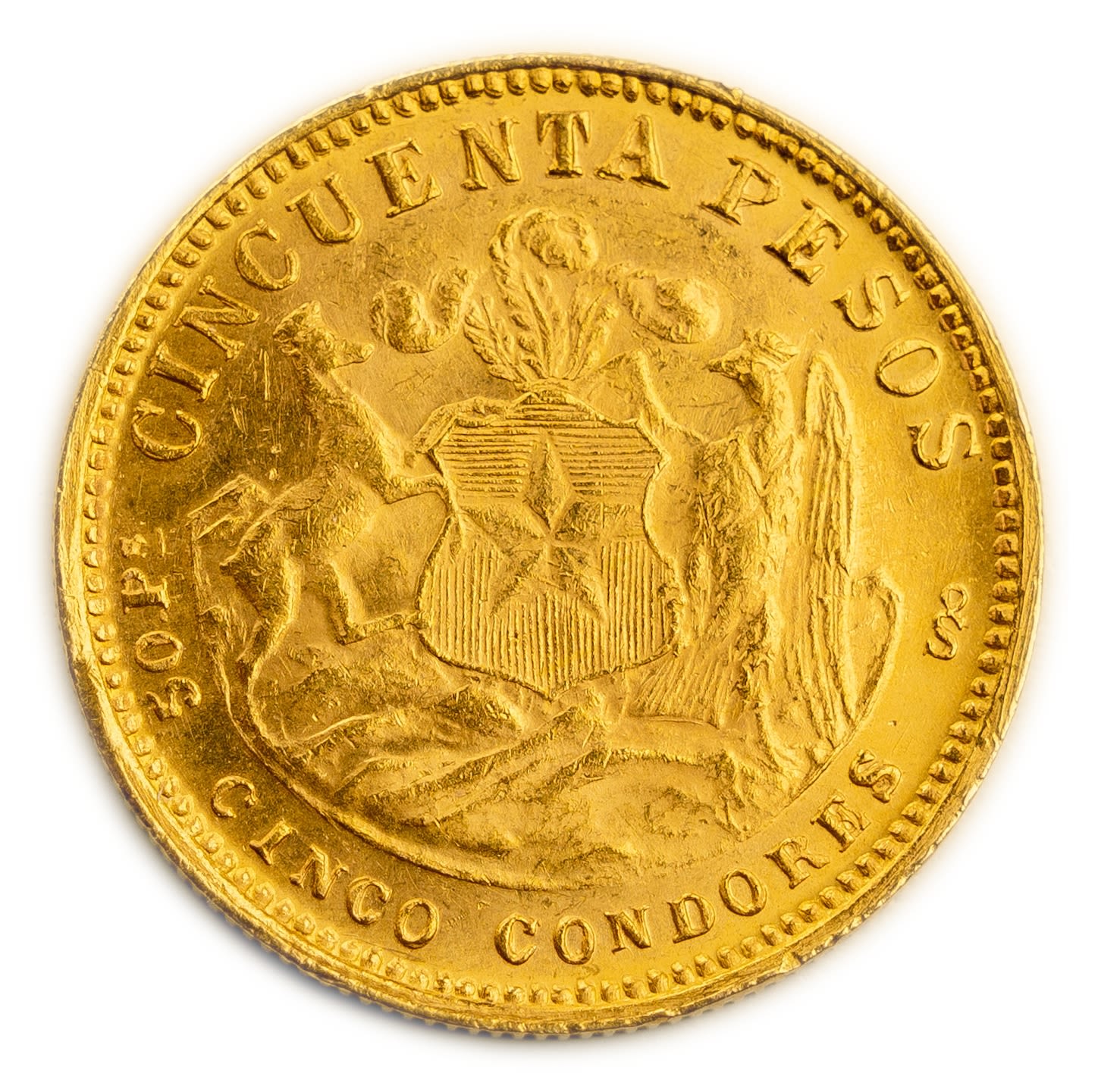 Chile - 50 pesos 1926 - gold 900, 10.14 g, 24.5 mm
Only 10% fees + VAT on this item ... - 1 1