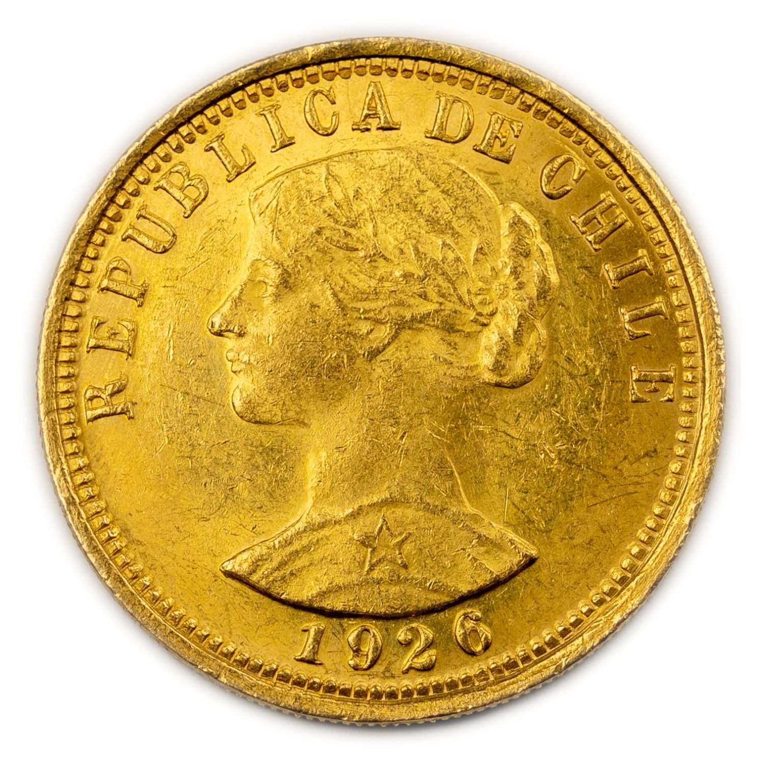 Chile - 100 pesos 1926 - gold 900, 20.32 g, 31 mm
Only 10% fees + VAT on this ...