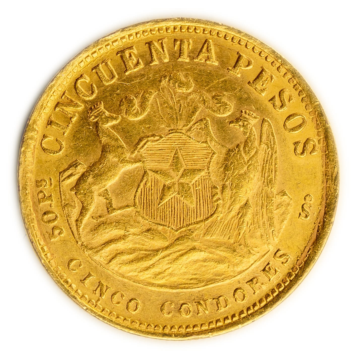 Chile - 50 pesos 1926 - gold 900, 10.13 g, 24.5 mm
Only 10% fees + VAT on this item
... - 1 1