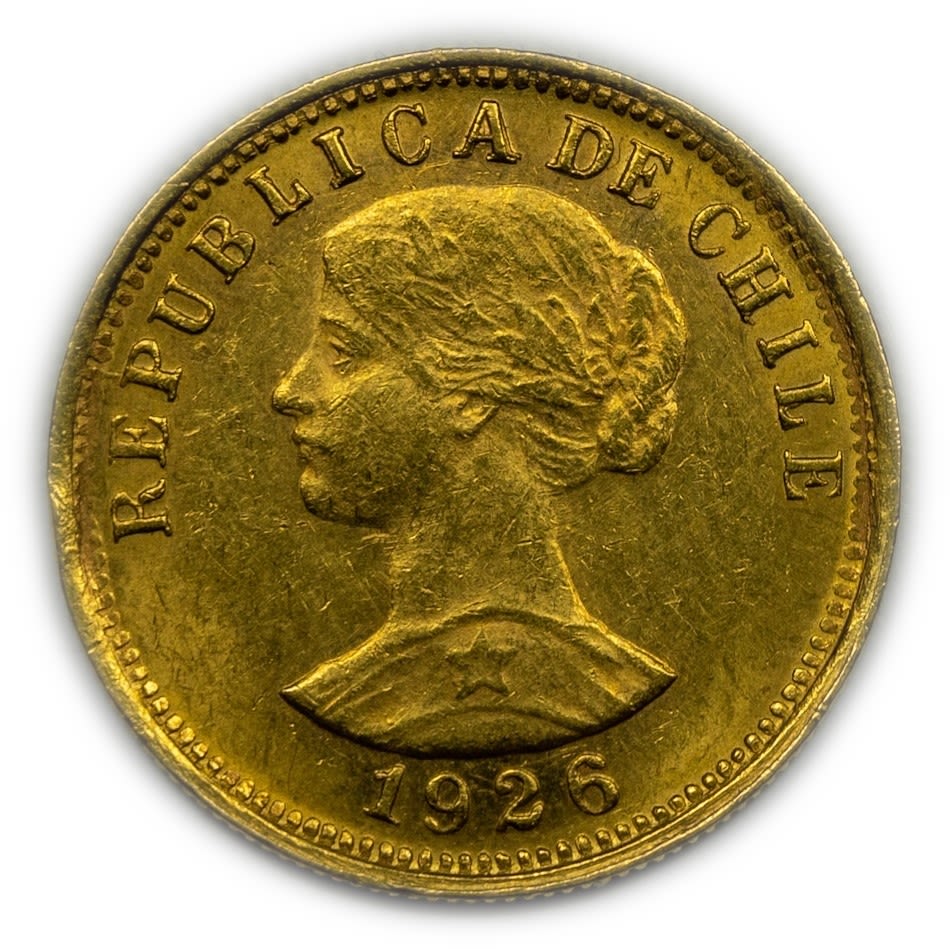Chile - 50 pesos 1926 - gold 900, 10.13 g, 24.5 mm
Only 10% fees + VAT on this item
... - 1 2