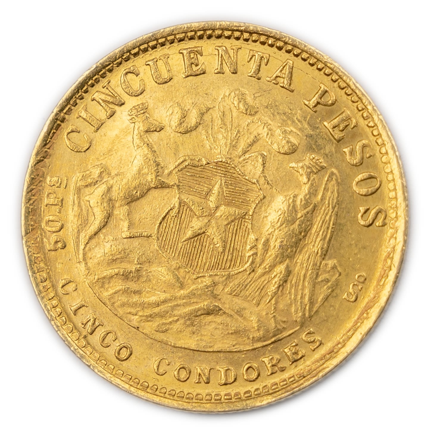 Chile - 50 pesos 1926 - gold 900, 10.15 g, 24.5 mm
Only 10% fees + VAT on this item
... - 1 1