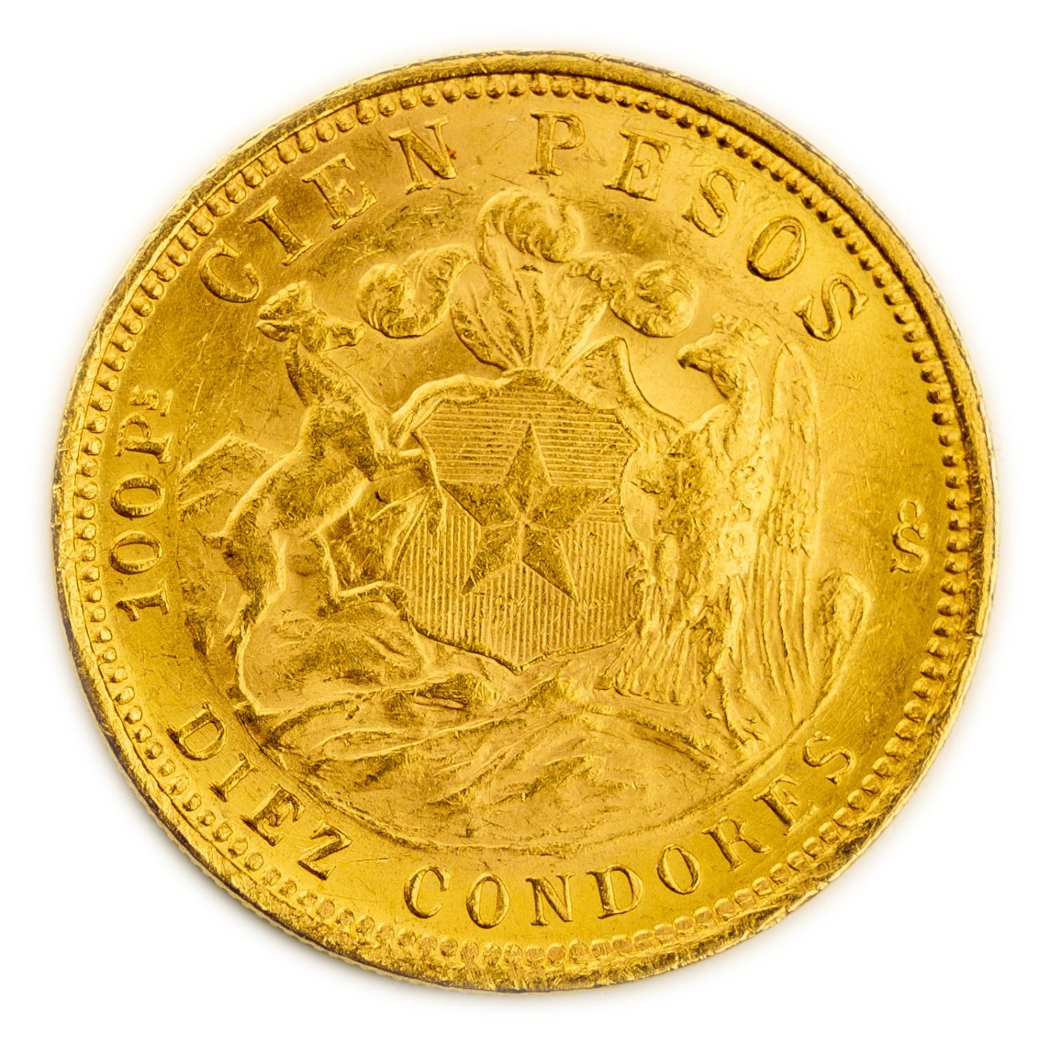 Chile - 100 pesos 1926 - gold 900, 20.31 g, 31 mm
Only 10% fees + VAT on this item
... - 1 1