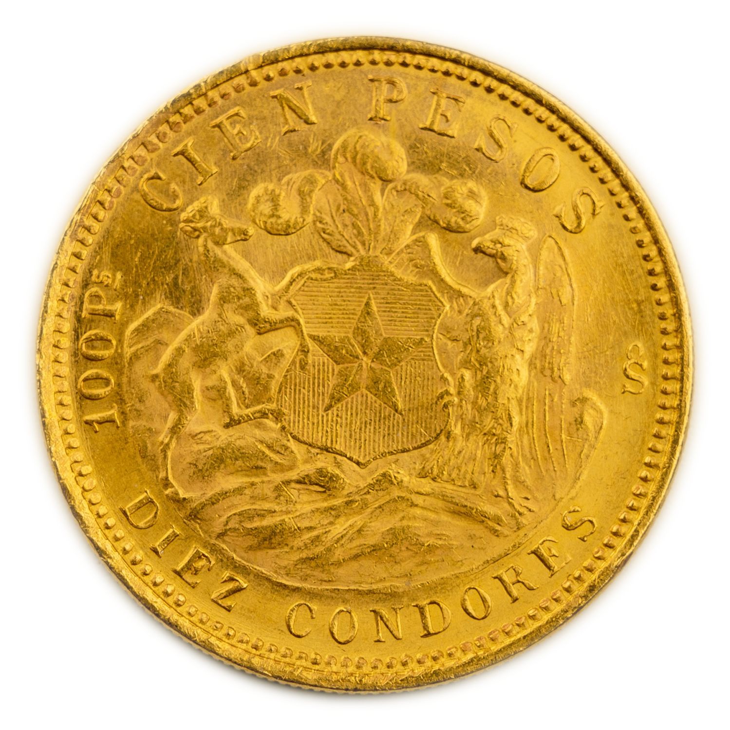 Chile - 100 pesos 1926 - gold 900, 20.31 g, 31 mm
Only 10% fees + VAT on this item
... - 1 1