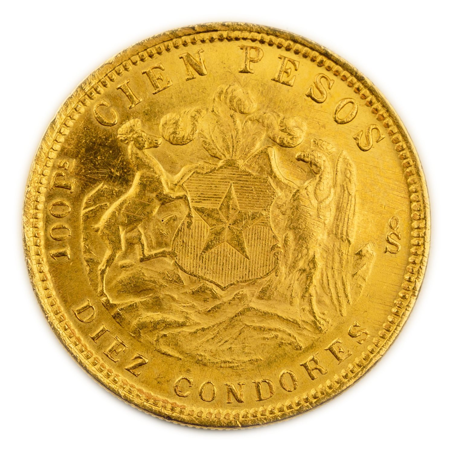 Chile - 100 pesos 1926 - gold 900, 20.32 g, 31 mm
Only 10% fees + VAT on this item
... - 1 1