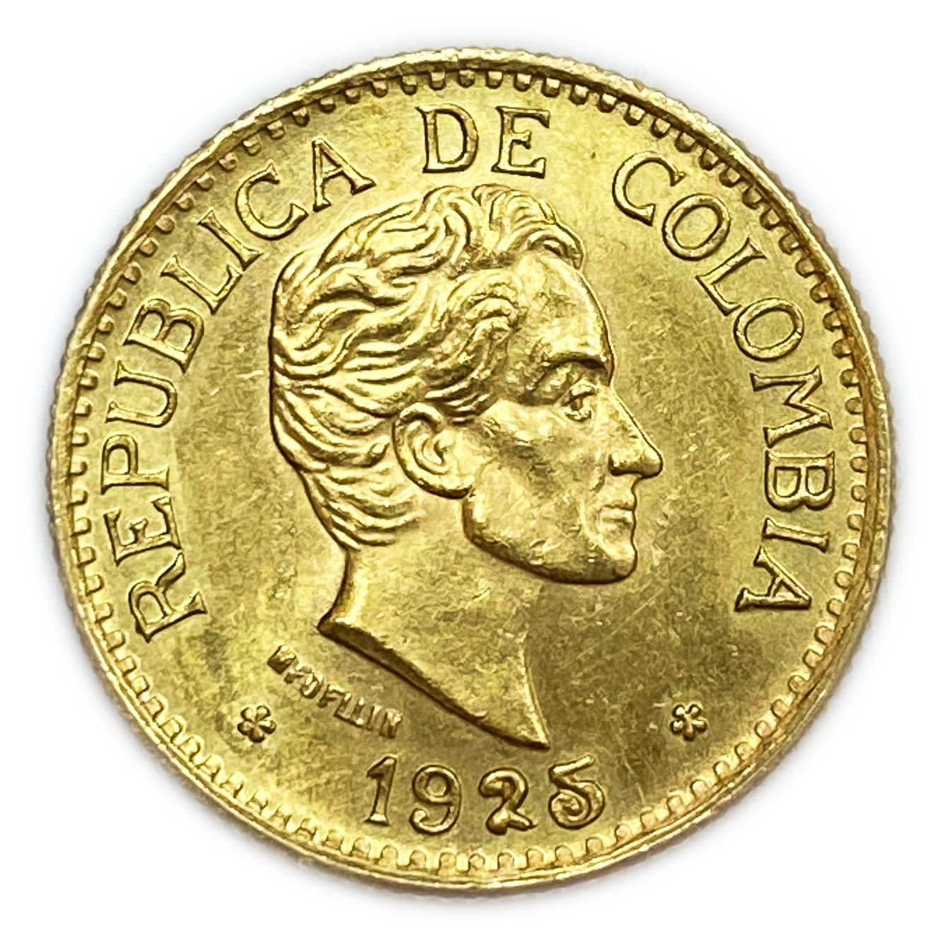 Colombia - 5 Pesos 1925 - Gold 917, 7.98g, 22mm
Only 10% fees + VAT on this ...