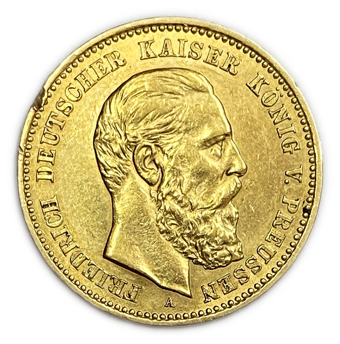 Germany / Prussia - 10 Mark 1888 - Gold 900, 3.97g, 19.5mm
Only 10% fees + VAT on this ...