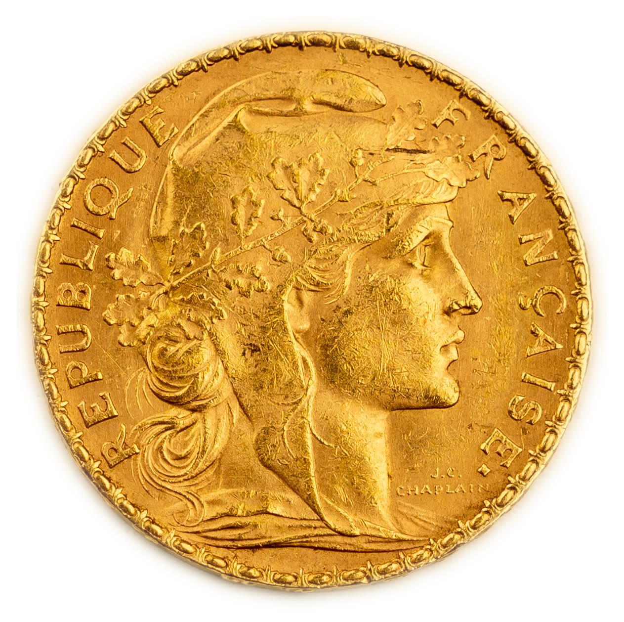 France - 20 Francs 1907 - Gold 900, 6.41g, 21mm
Only 10% fees + VAT on this item
... - 1 1