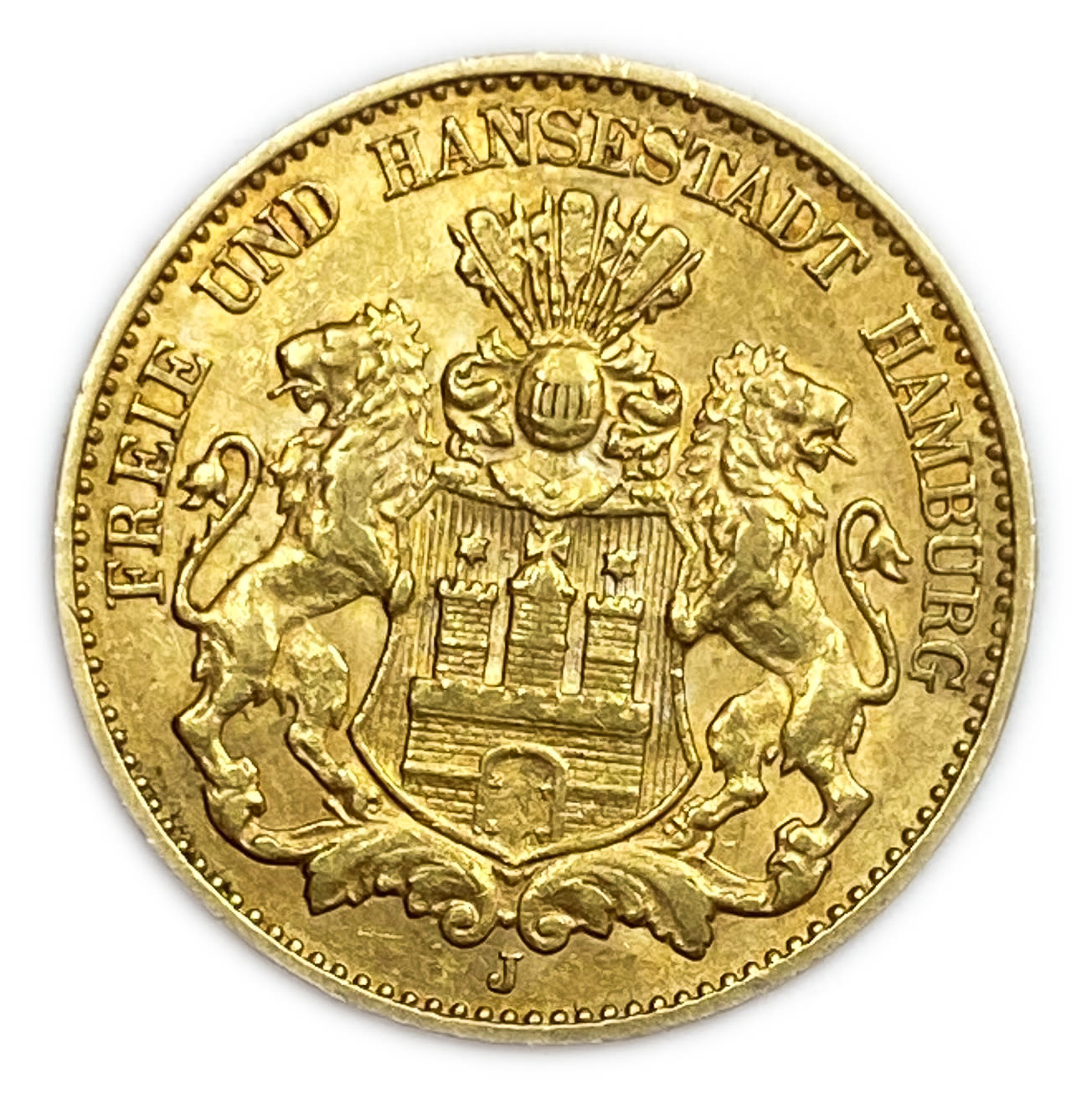 Germany / Prussia - 10 Mark 1903 - Hamburg - Gold 900, 3.97g, 19.5mm
Only 10% fees + VAT on this ...