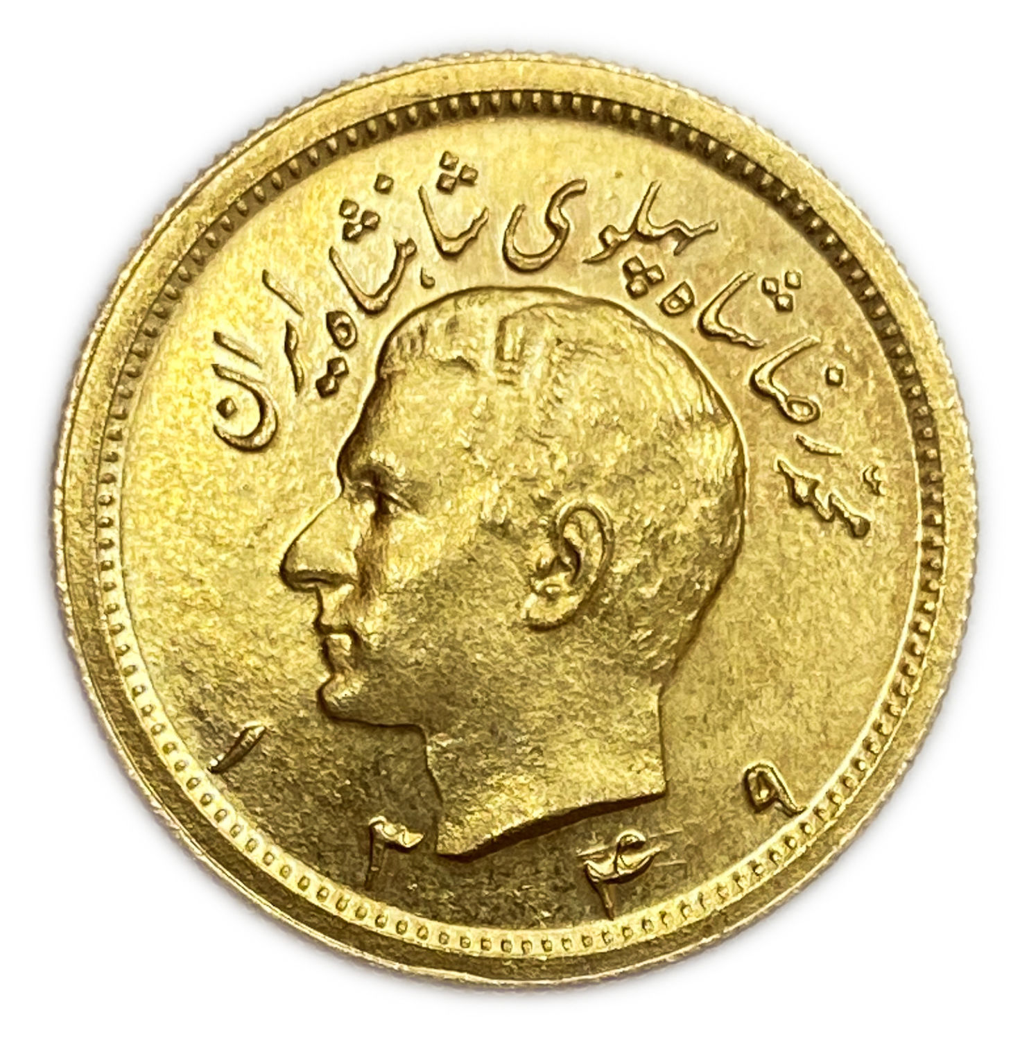 Iran / Paras - 1 Pahlavi 1970 (AH 1349) - Gold 900, 8.12, 22.5mm - Mohammad Rezā Pahlavī
Only ...