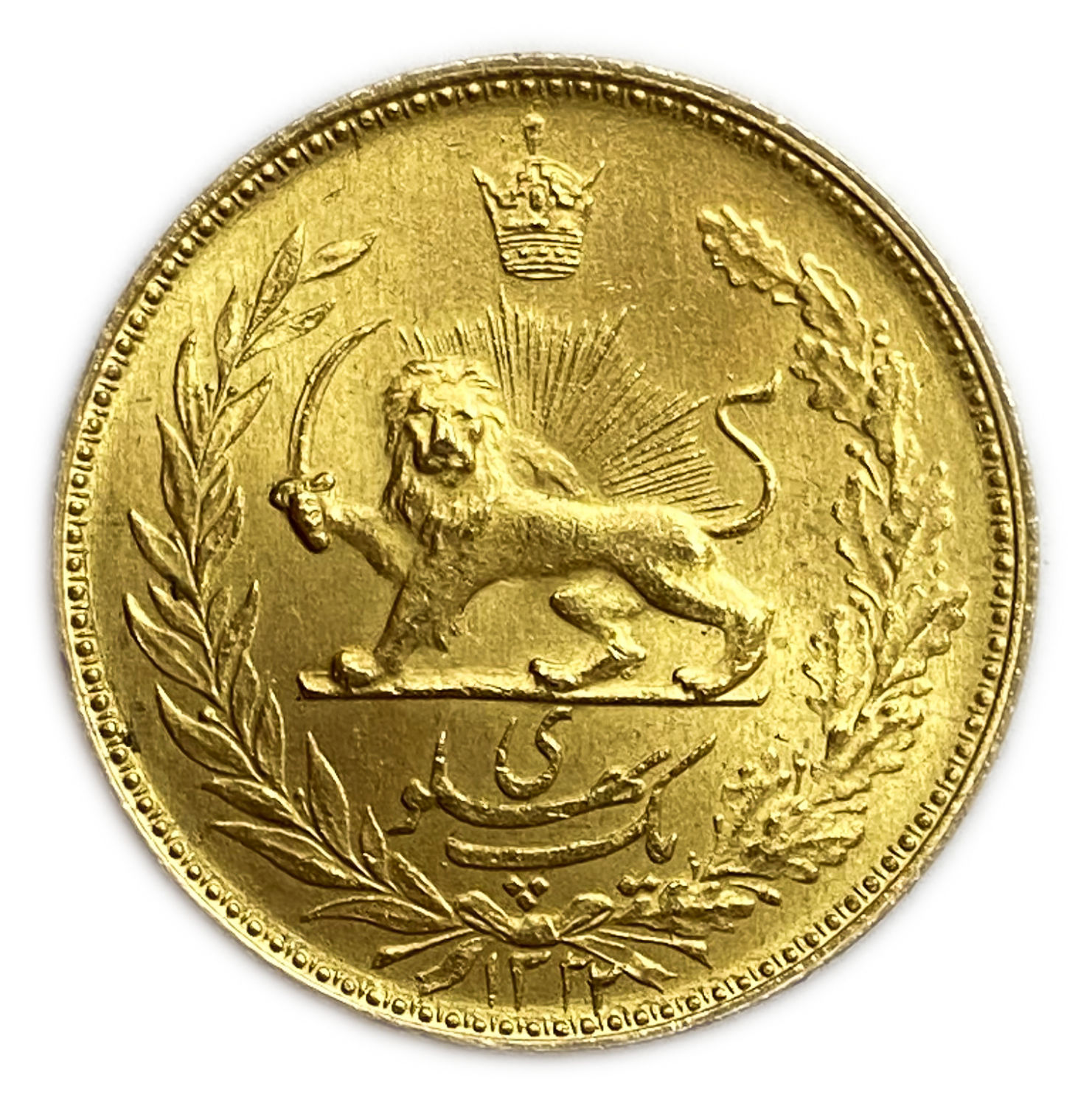 Iran / Paras - 1 Pahlvavi 1943 (AH 1322) - Gold 900, 8.1g, 22mm - Mohammad Rezā Pahlavī
Only 10% ...