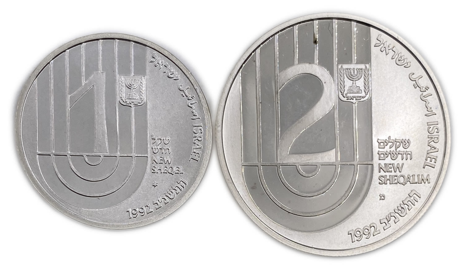 Israel - a pair of silver medals - 150th Anniversary of B'nai B'rith
NIS 1 - 925 silver ... - 1 0