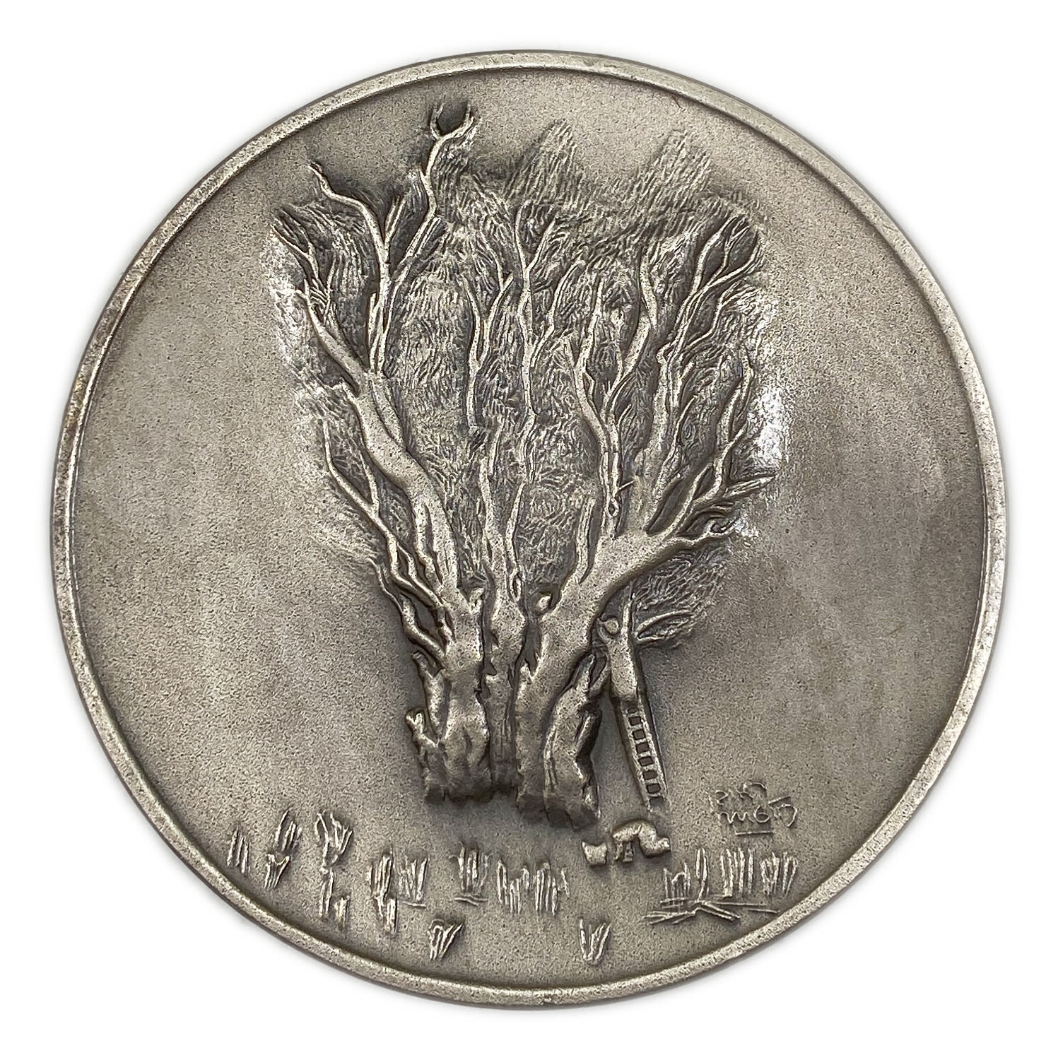 Israel - 100 Years since the Birth of Reuven Rubin 1993 - Silver 999, 100g, 60 m"m
Face: A relief of ... - 1 1