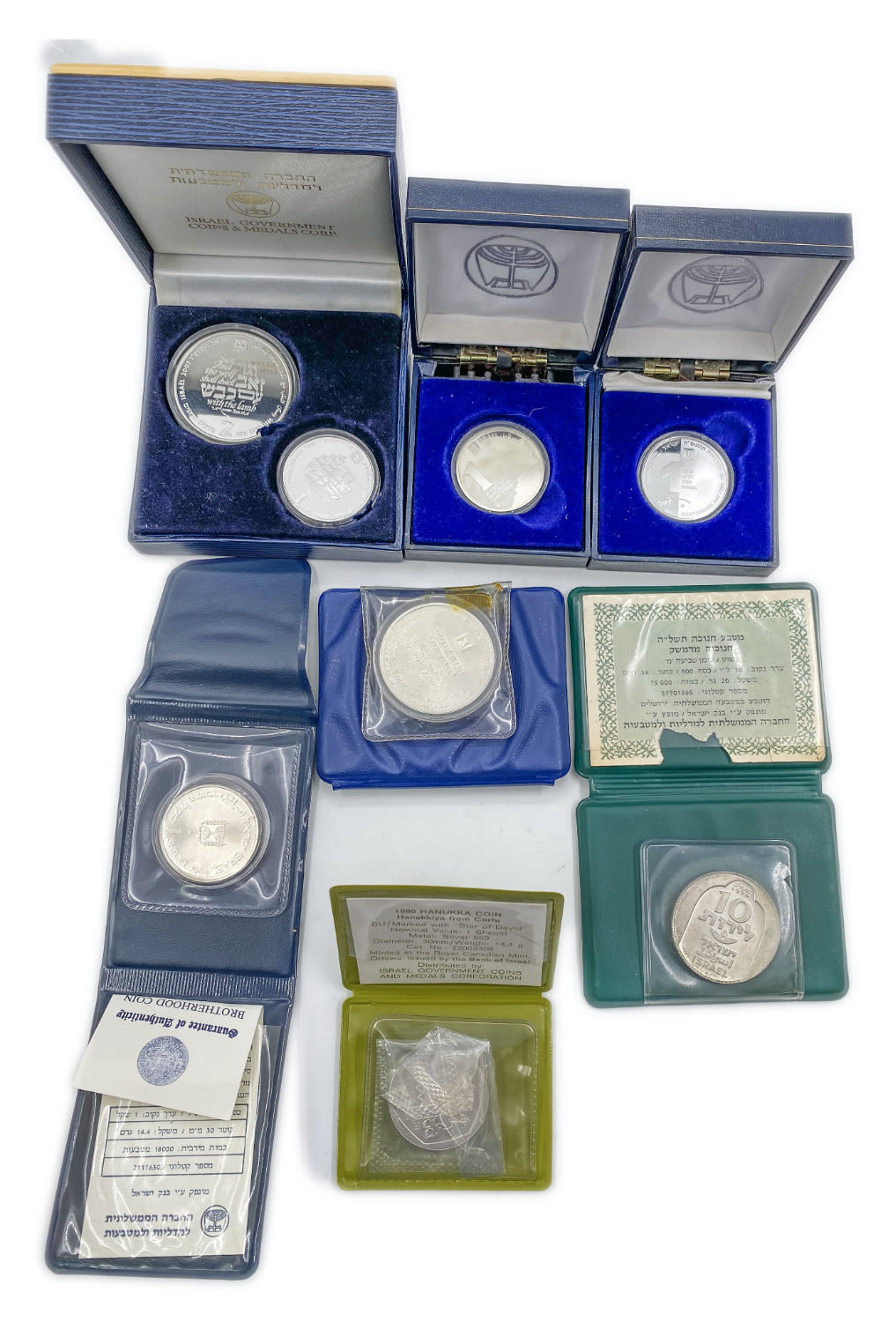Israel - large lot of 8 silver coins, different years - UNC
Topics:
NIS 1 2007 - And ... - 1 0