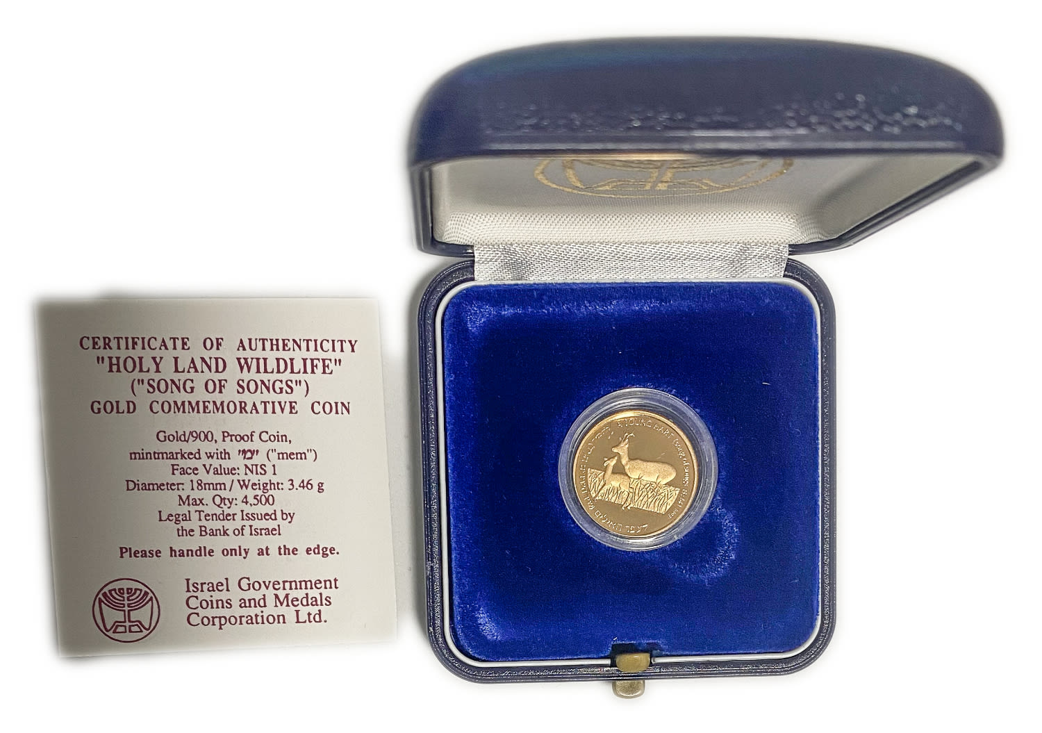 Israel - Ofer and the apple 1 shekel - gold 900, 3.46 g, 18 mm
Only 10% fees + VAT on this ... - 1 2