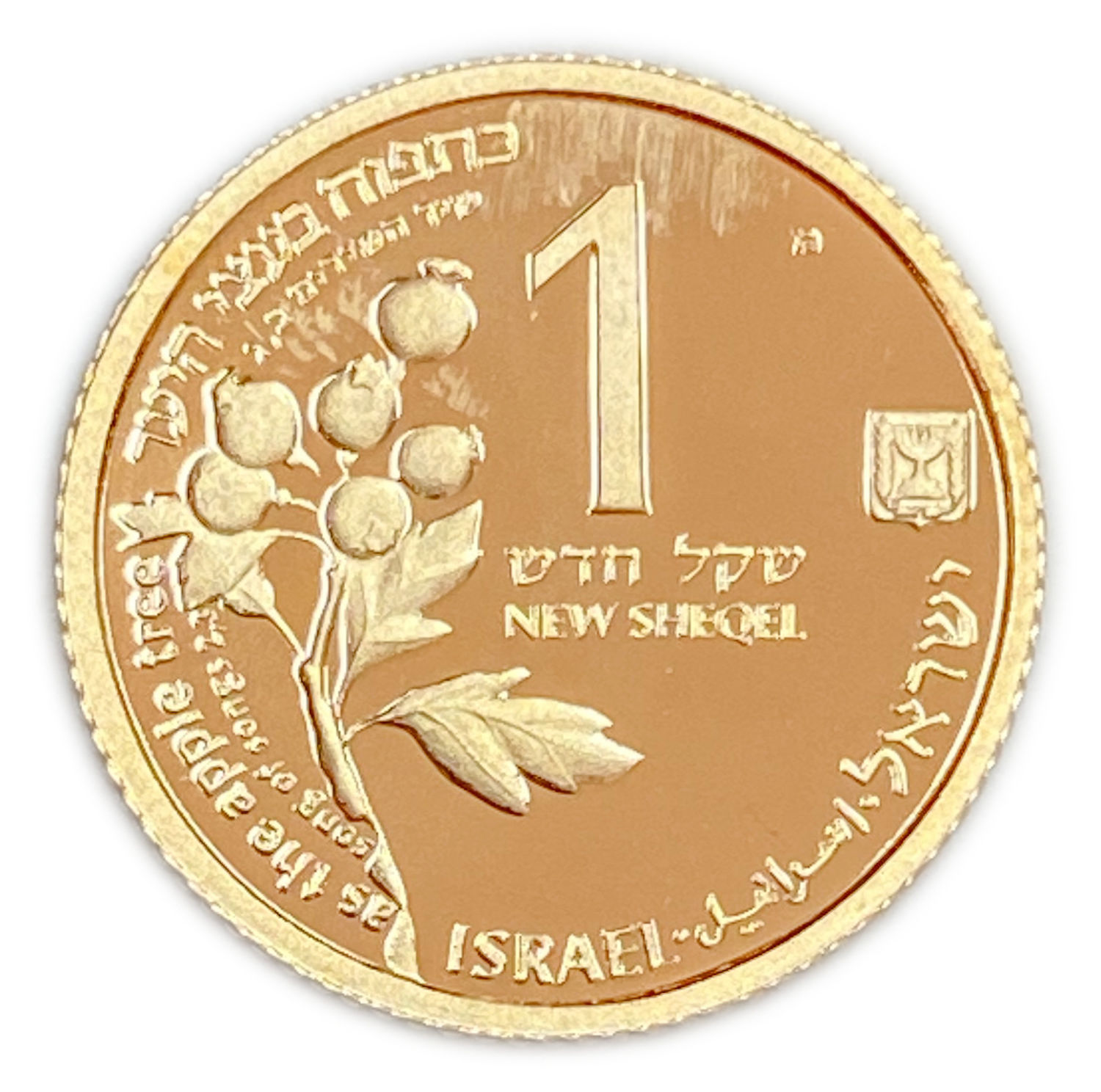 Israel - Ofer and the apple 1 shekel - gold 900, 3.46 g, 18 mm
"Flora and Fauna in the Song of Songs" ... - 1 0