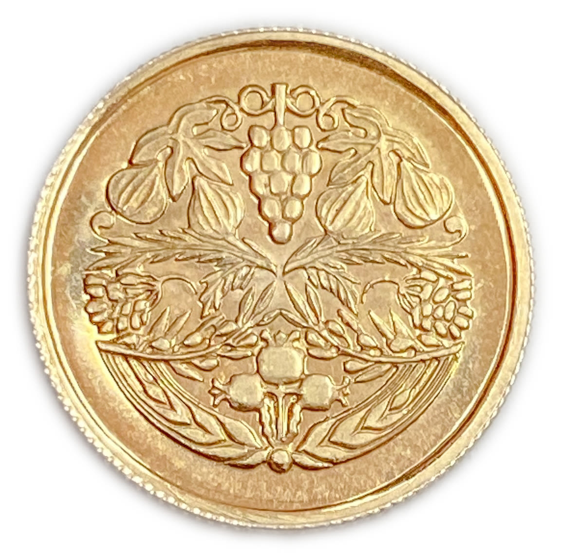 Israel - Mazal Tov, A Boy -  Gold 750 , 4.4 g, 18 mm.
Only 10% fees + VAT on this ... - 1 1