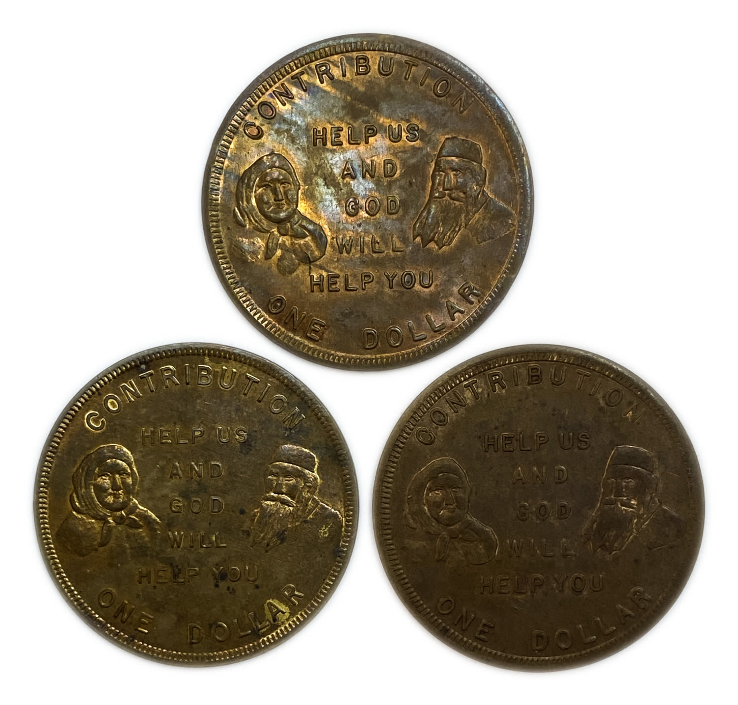 Judaica / Zionism - Donation token - Jewish aged home - USA - 20'
donation tokens of $1 for Jewish ... - 1 0