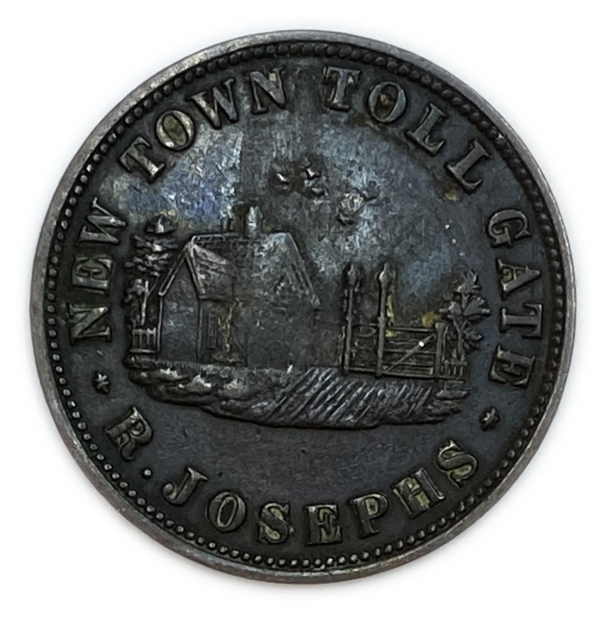 Judaica / Zionism - Australia Tasmania - Jewish Transition Token - 1855
Penny mule token issued by ... - 1 1