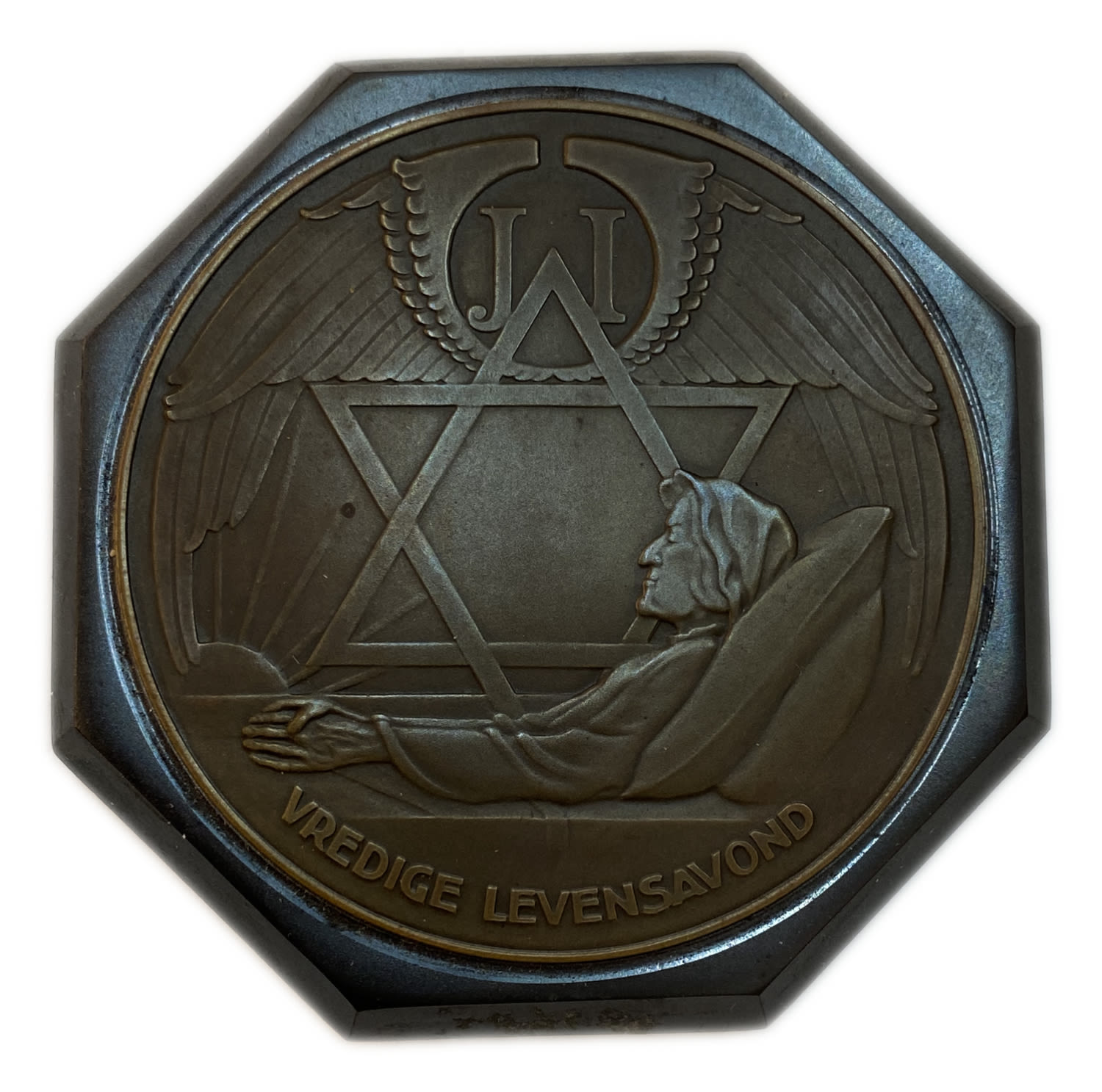 Judaica / Zionism - Medal of a Jewish Nursing Home - Netherlands - 1938
Used as a paperweight, only ... - 1 0