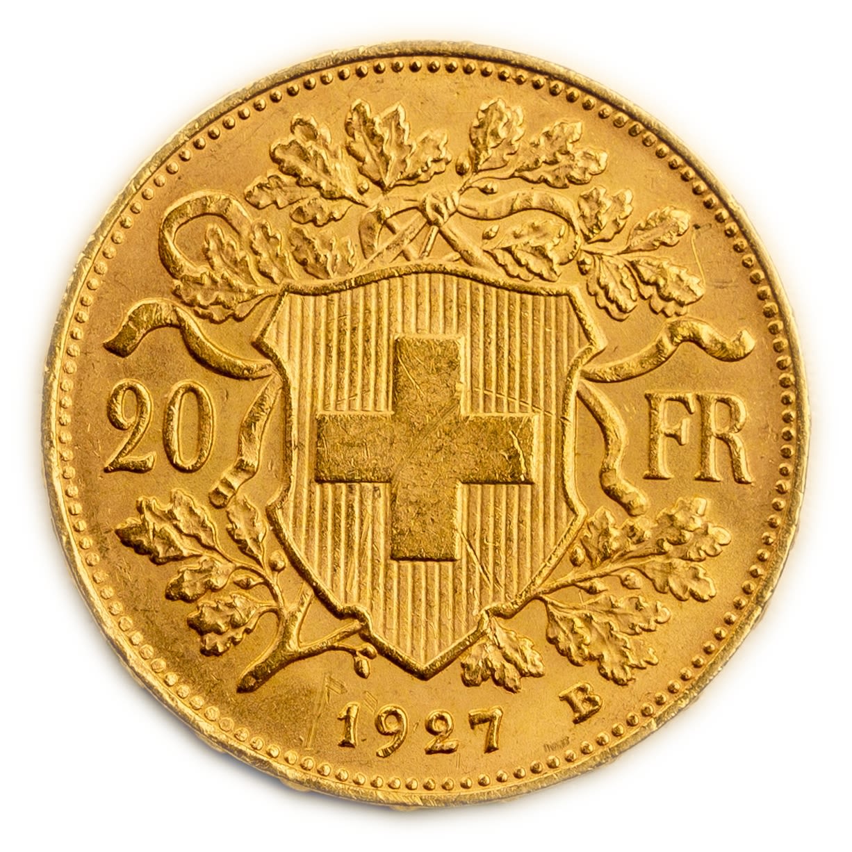 Switzerland - 20 francs 1927 - Swiss Confederation - Gold 900, 6.43 g, 21 mm
Only 10% fees + VAT ... - 1 1