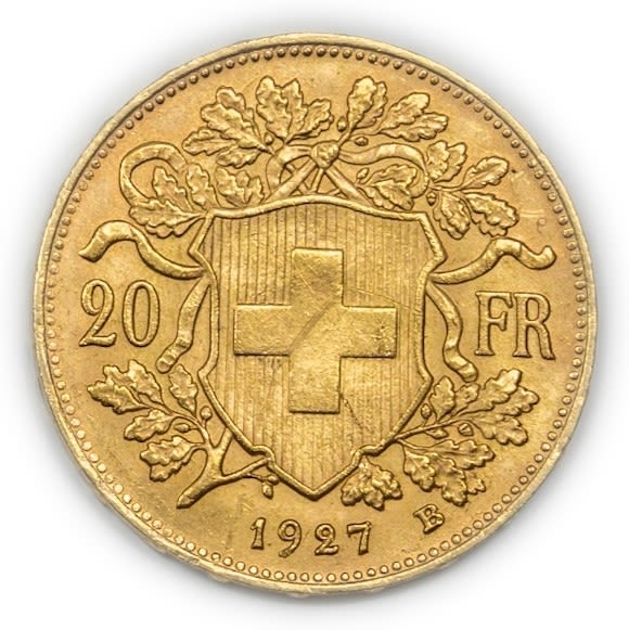 Switzerland - 20 francs 1927 - Swiss Confederation - Gold 900, 6.43 g, 21 mm
Only 10% fees + VAT ... - 1 3