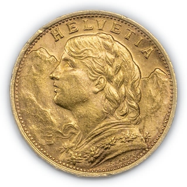 Switzerland - 20 francs 1927 - Swiss Confederation - Gold 900, 6.43 g, 21 mm
Only 10% fees + VAT ... - 1 2
