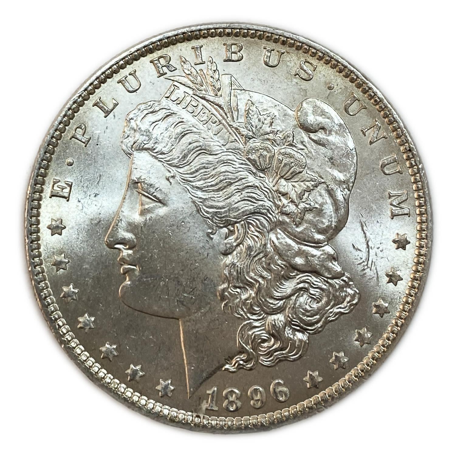 USA - 1 Morgan Dollar 1896 - UNC - Silver
The Morgan dollar was a United States dollar coin minted ... - 1 0