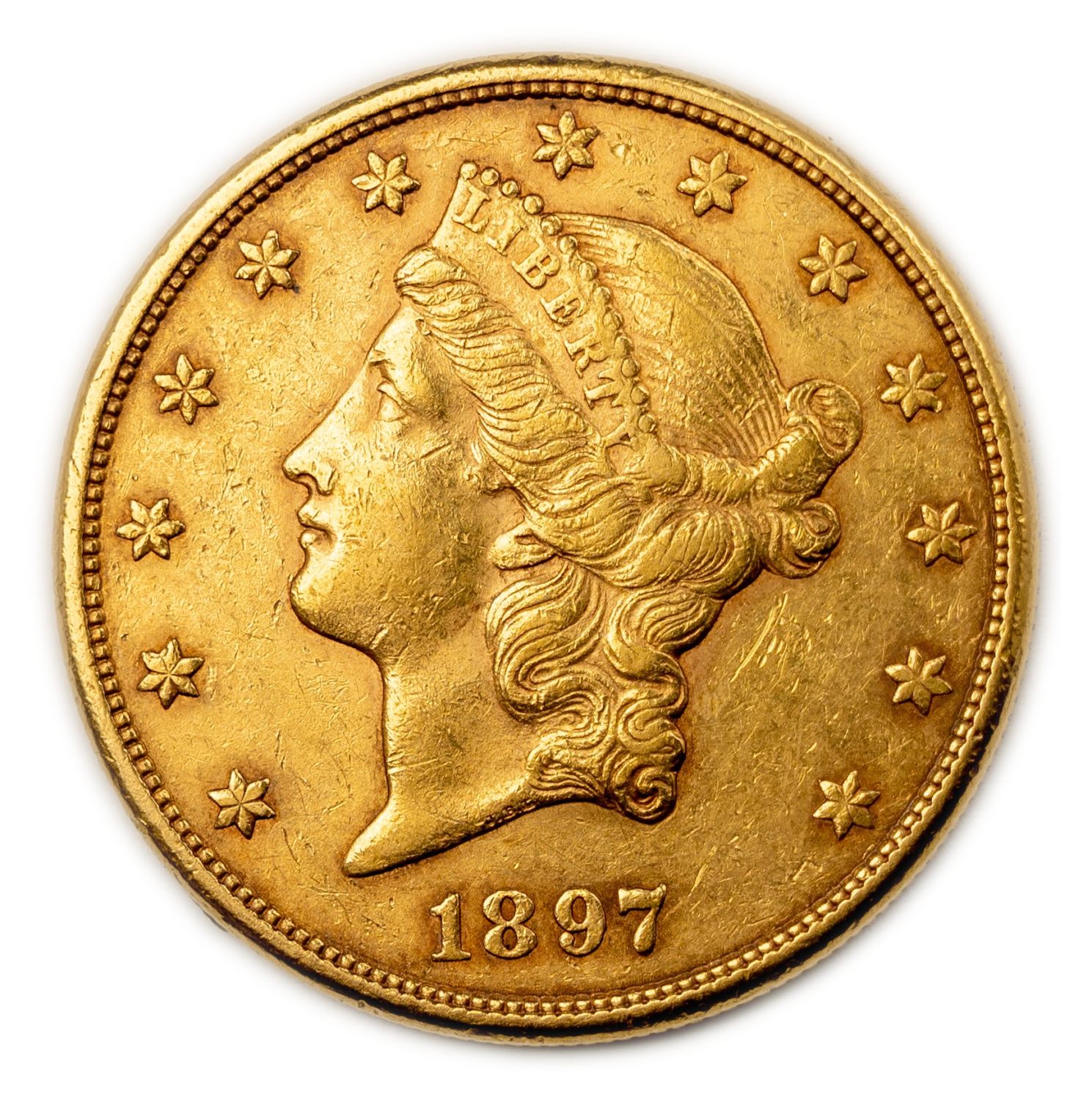 USA - 20 Dollars 1897 - Liberty Head - Double Eagle - Gold 900, 33.41, 34mm
Only 10% fees + VAT ... - 1 0