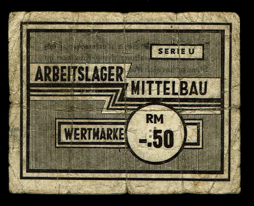 Holocaust concentration camps money - Germany - 0.01 reichsmark 1943 - Special serial number 002222 - ... - 1 0