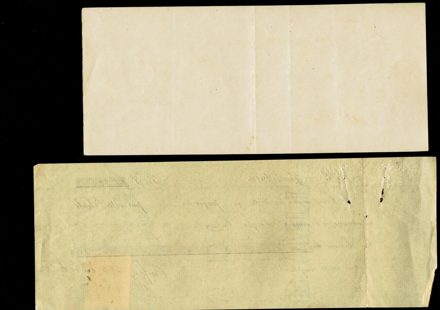 Paper money token - Palestine - Lot of 4 checks by the Anglo-Palestine company - years 1908, 1911, 1913, 1914 ... - 1 4