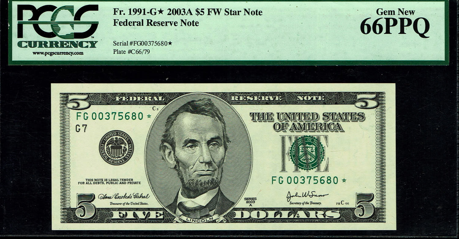 USA - 5 Dollars 2003 - PCGS 66 PPQ
The dollar (or US dollar, also known as the US dollar or US ... - 1 0