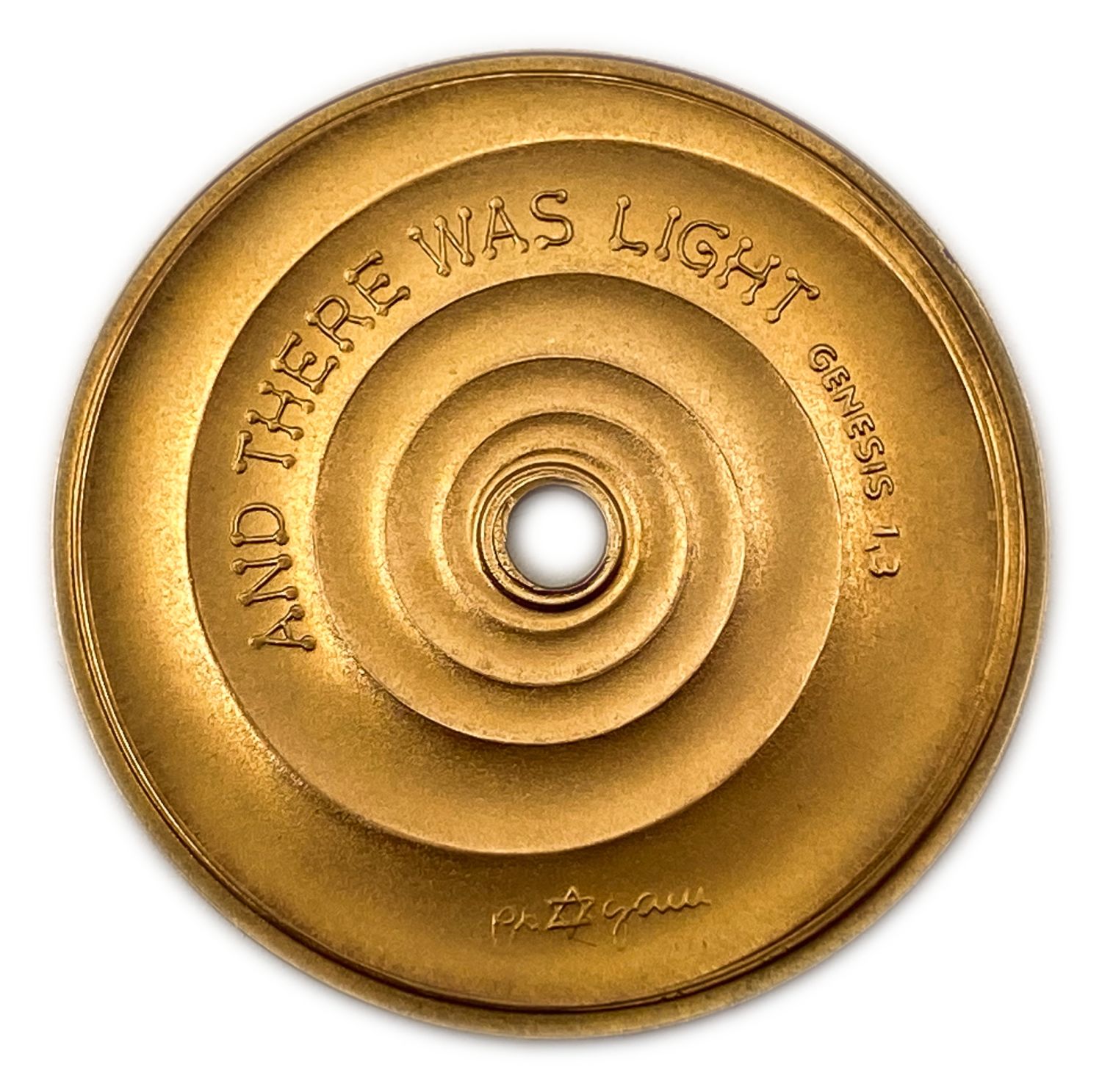 Israel - And There Was Light (Agam) - Gold 917, 33.93g, 38mm
"And there was Light" is a unique medal ... - 1 1