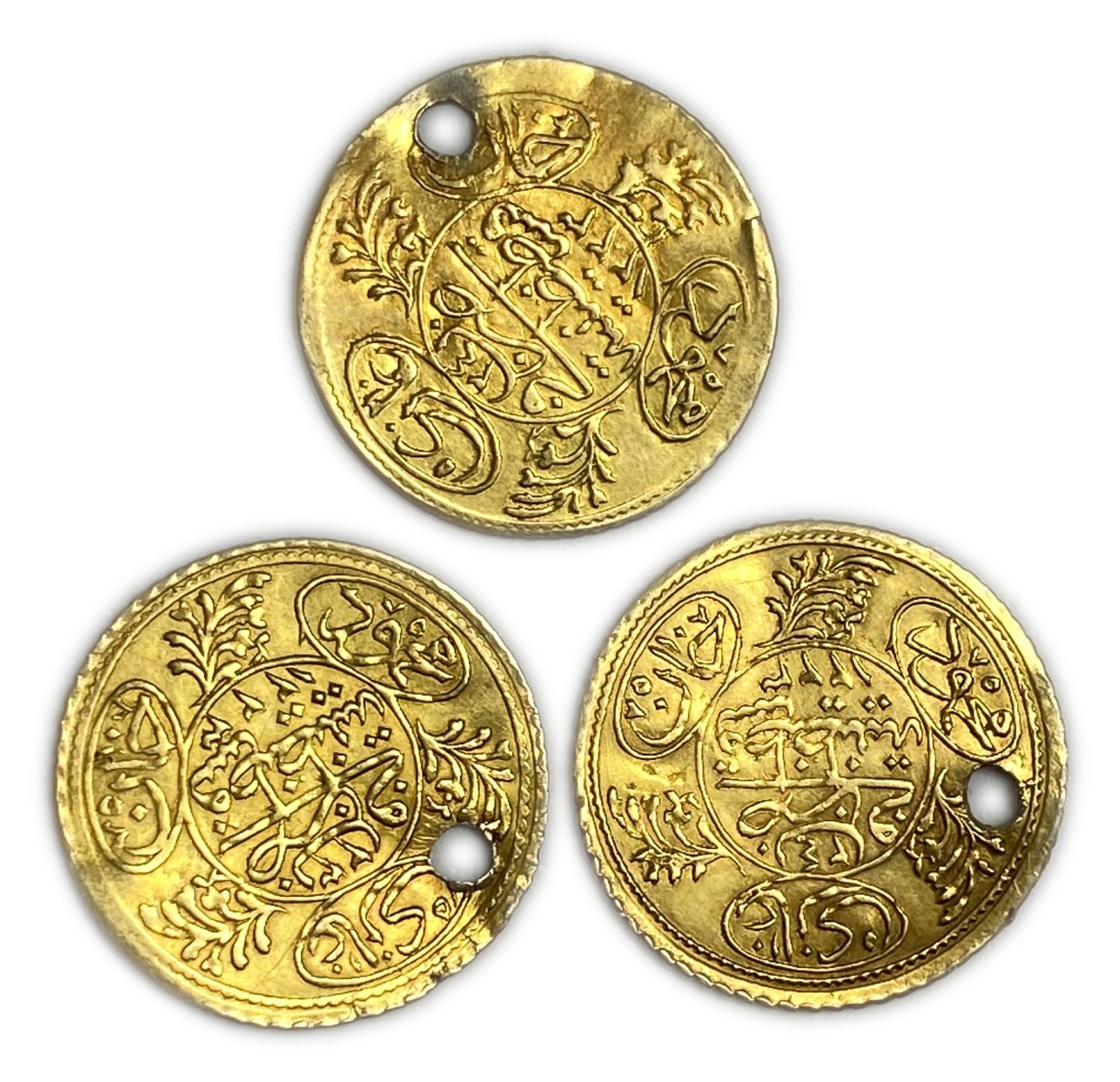 Ottoman Empire - Lot of 3 coins AH 1223 Hayriye - Mahmud II - Gold 873, 5.13g
Only 10% fees + VAT on ... - 1 1