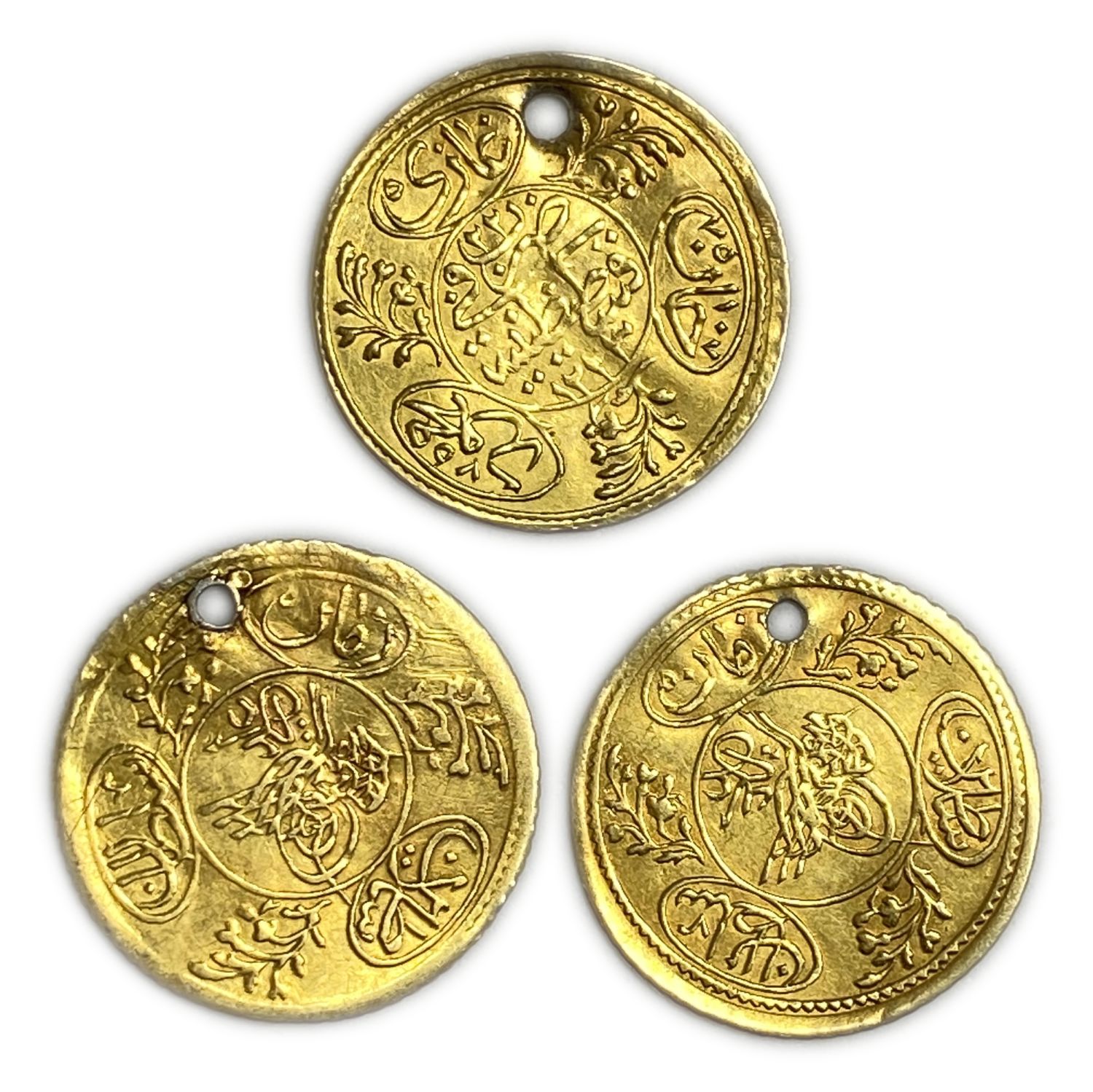 Ottoman Empire - Lot of 3 coins AH 1223 Hayriye - Mahmud II - Gold 873, 5.04g
Only 10% fees + ... - 1 0