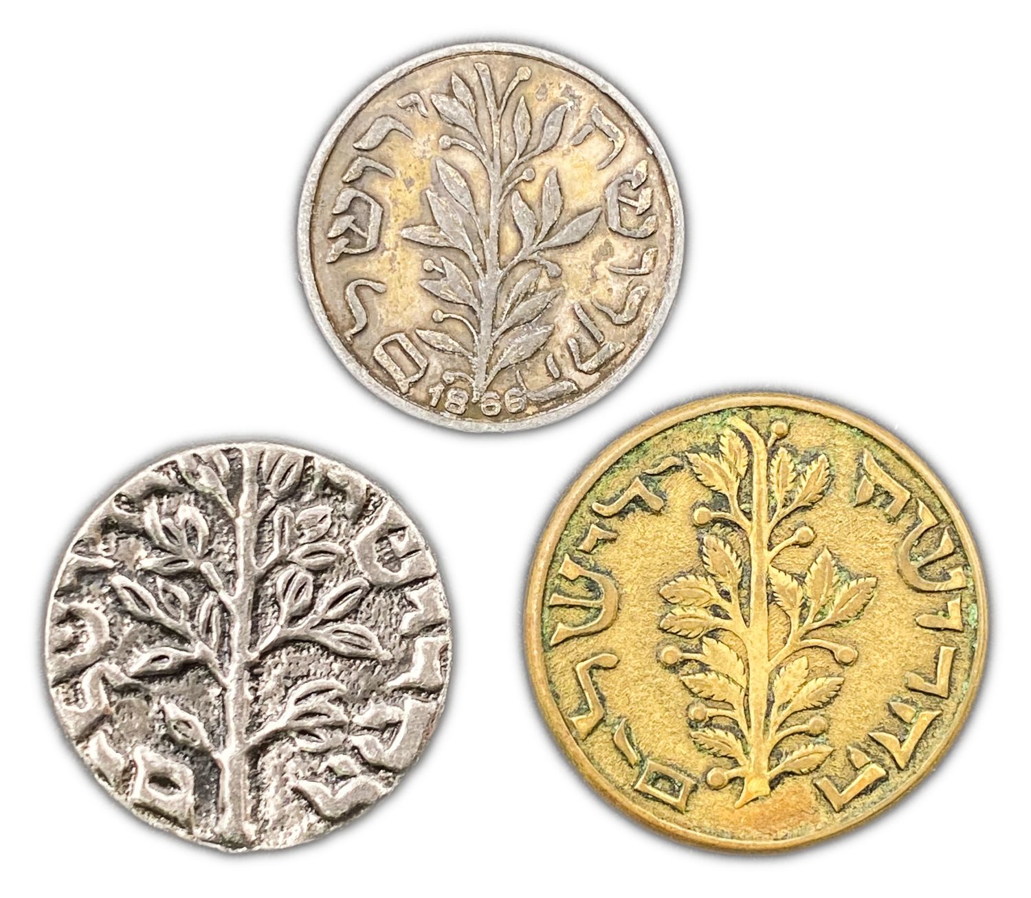 Judaica / Zionism - Lot of 3 Gerlitz coins
Shekel Gerlitz first began minting in the German city of ... - 1 1