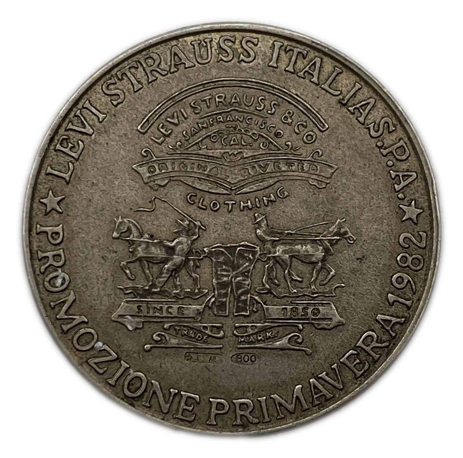 Judaica / Zionism - Levy's Silver Medal - 800 silver, 30 mm, 9.56g' - 1 1