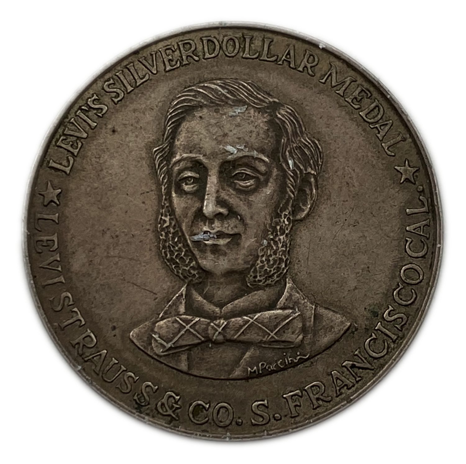 Judaica / Zionism - Levy's Silver Medal - 800 silver, 30 mm, 9.56g' - 1 0