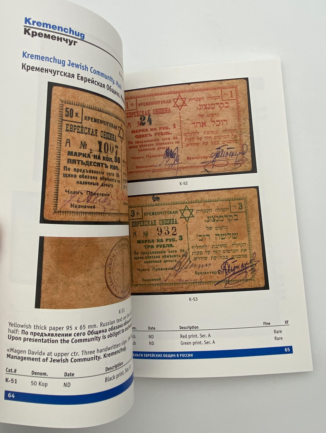 Numismatics Literature - Jewish Paper Money in Russia - Dmitry Kharitonov - English and Russian
... - 1 5