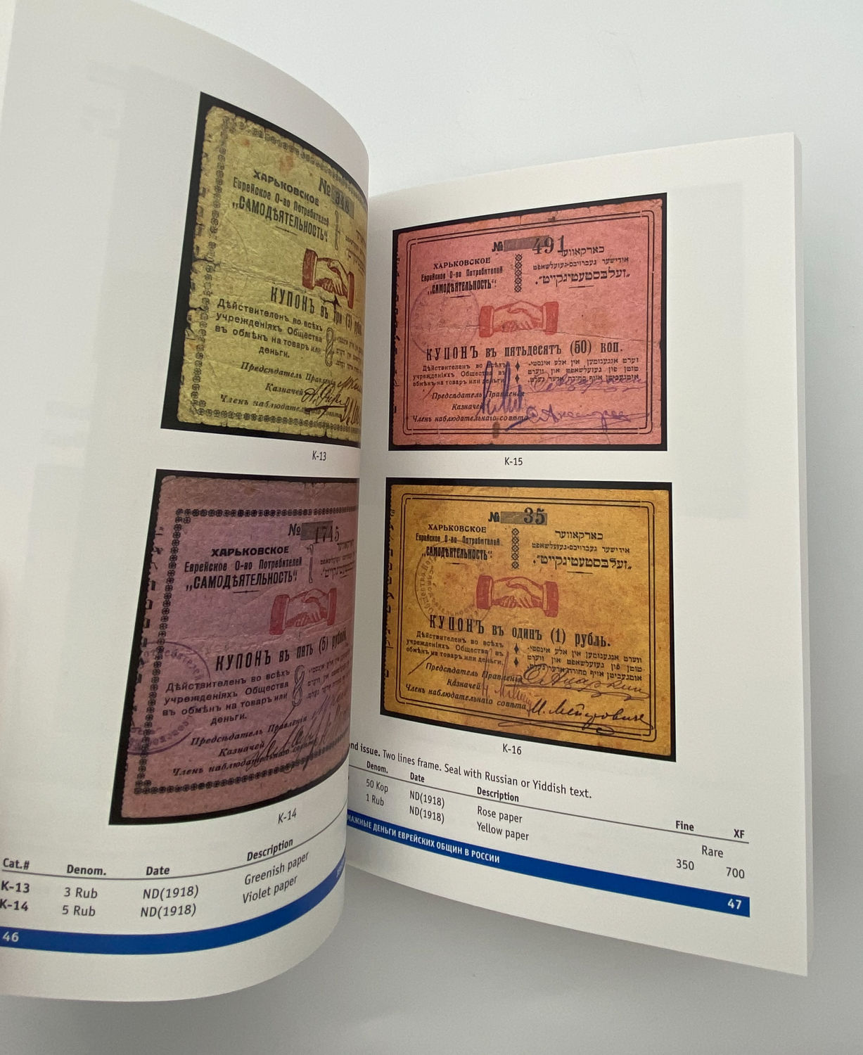 Numismatics Literature - Jewish Paper Money in Russia - Dmitry Kharitonov - English and Russian
... - 1 4