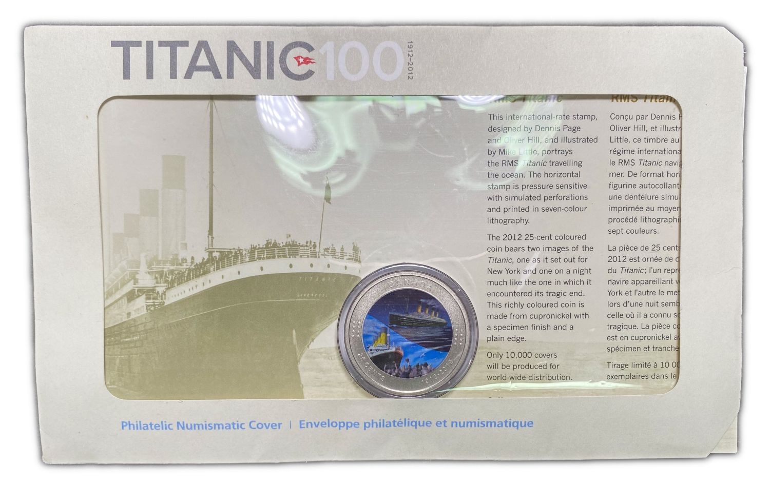 Canada - 25 Cent 2012 Coin - 100th Anniversary of the Titanic - Copper-Nickel - 1 0