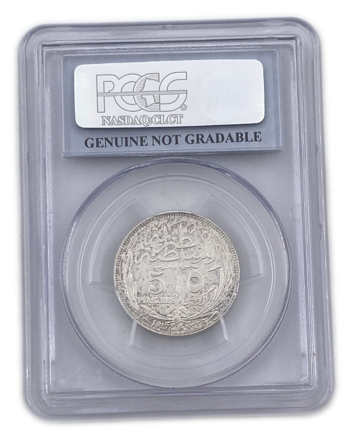 Egypt - 5 Piastre 1917 - PCGS GENUINE
Late in the Ottoman period, many different currencies went into ... - 1 3