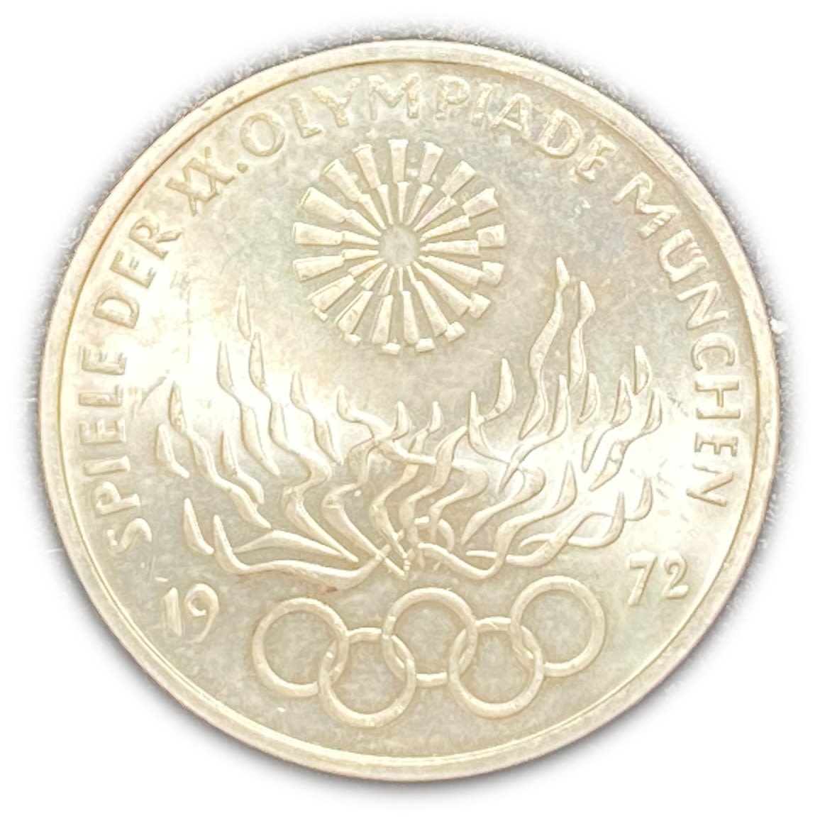 Germany - 10 Mark 1972 - Olympic Games - UNC
Face: An eagle looking left and the mintmark above the ... - 1 0